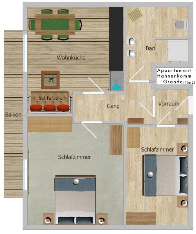 Alpenhof Waengle Aparthotel รอยท์เทอ ภายนอก รูปภาพ